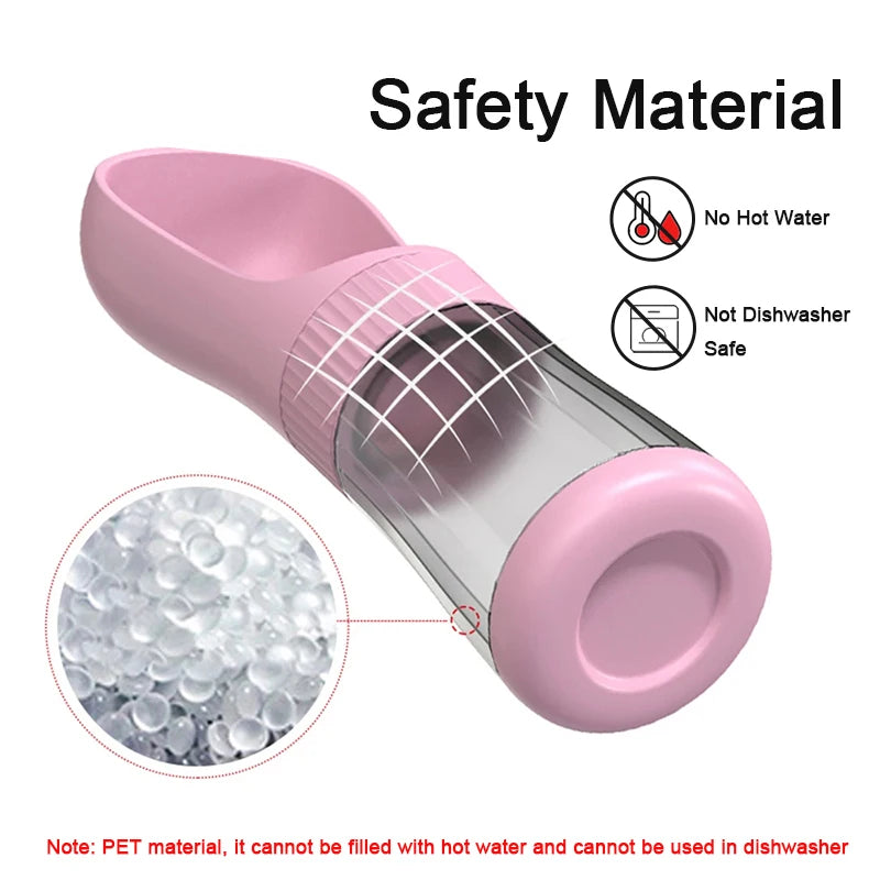 2-in-1 Portable Pet Water & Food Bottle