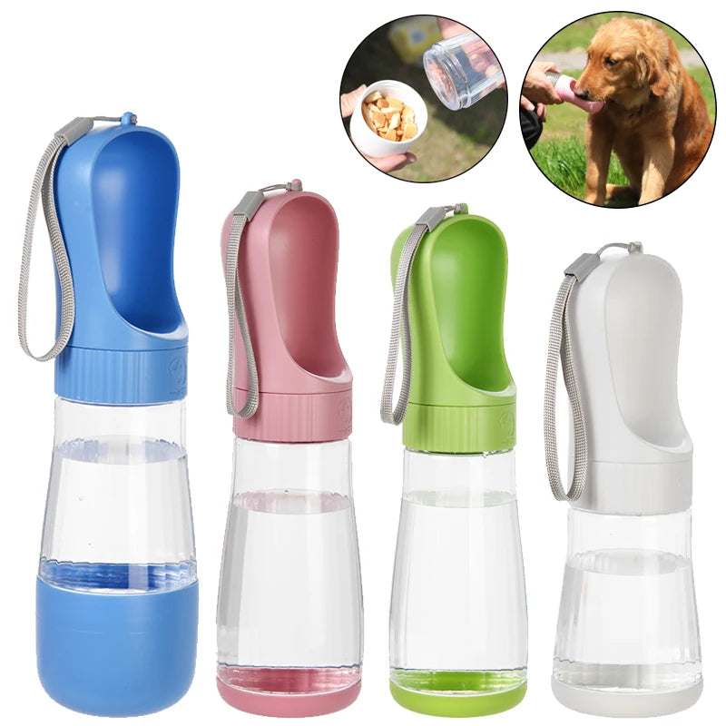 2-in-1 Portable Pet Water & Food Bottle
