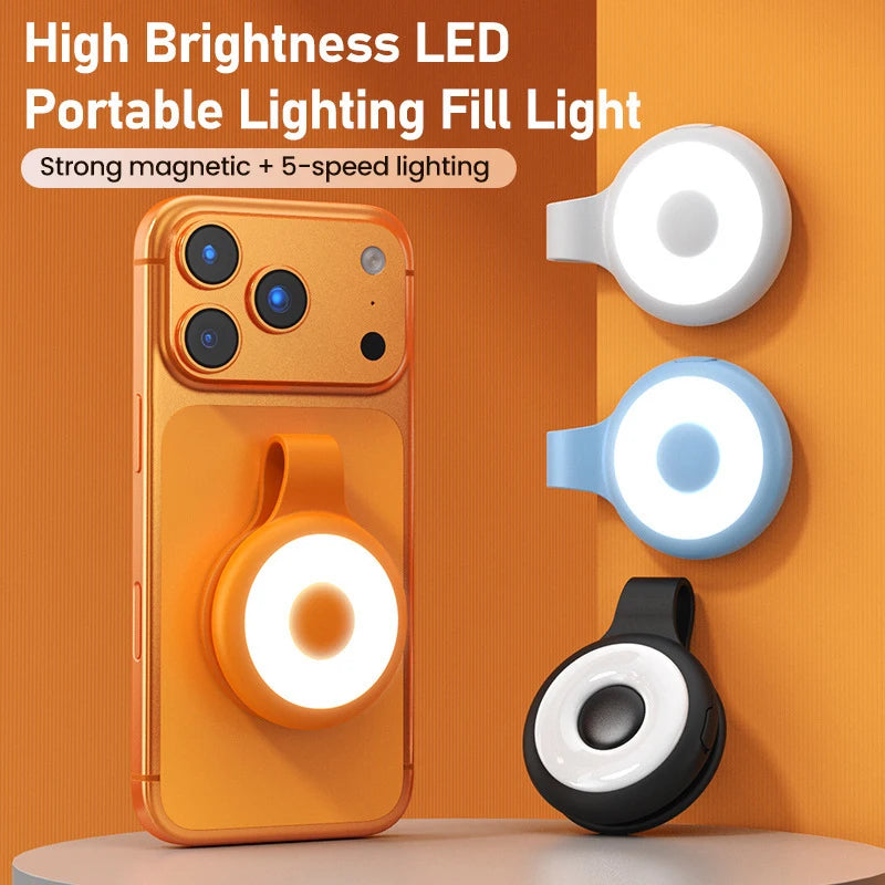 Magnetic LED Fill Light for Phone